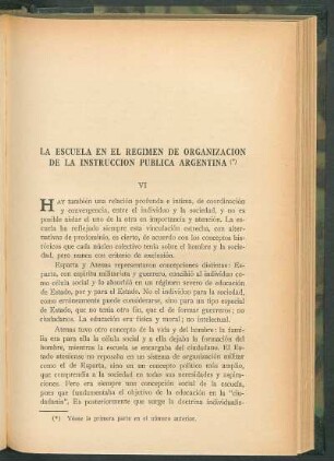 La escuela en el régimen de organización de la instrucción pública argentina - [Continuación]