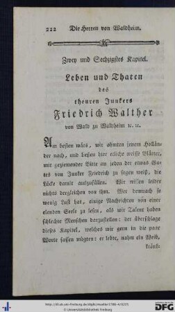 Zwey und sechzigstes Kapitel.