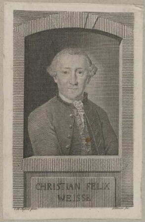 Bildnis des Christian Felix Weisse