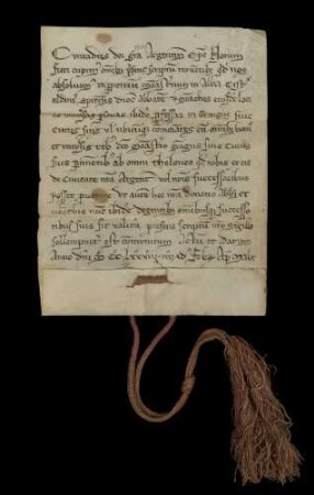Bischof Konrad von Straßburg verleiht dem Kloster Herrenalb und allen seinen Angehörigen Zollfreiheit zu Straßburg.