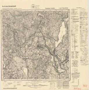 17102 Unterfelde, Topographische Karte 1:25000 (4cm - Karte)