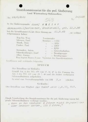 Müller, Josef