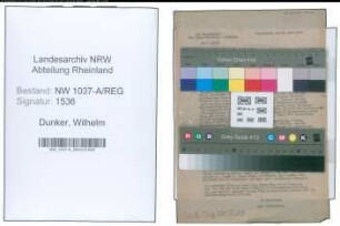 Entnazifizierung Wilhelm Dunker , geb. 00.00.0000 (Stadtinspektor)
