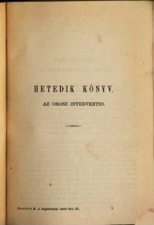 Magyarország függetlenségi harczának története 1848 és 1849-ben. 3