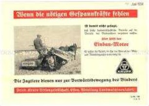 Motorisierter Bindemäher