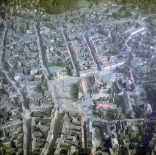 Kernstadt von Eisenach : Blickrichtung Osten