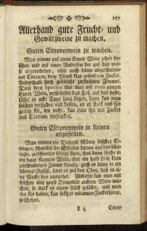 Allerhand gute Frucht- und Gewürzweine zu machen.