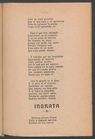 Ingrata