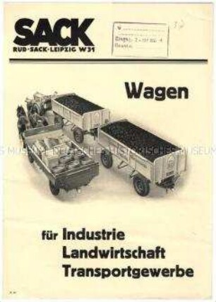 Transportwagen für Industrie, Landwirtschaft und Transportgewerbe