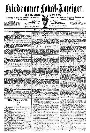 Nr. 84, 11.04.1910