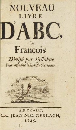 Nouveau livre d'ABC