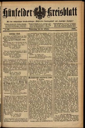 Ausgabe vom Donnerstag, den 13. Oktober 1898.