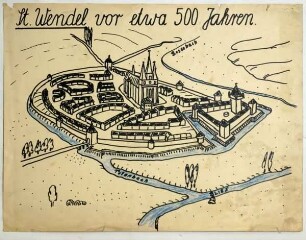 St. Wendel vor etwa 500 Jahren