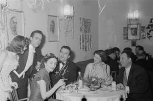 Silvesterfeier im Berliner Künstlerclub Möwe