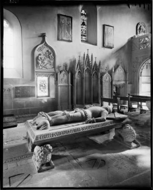 Kloster Lichtental Fürstenkapelle Grabmal Rudolf VI. (gestorben 1372) (14. Jahrhundert)