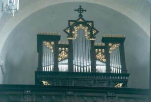 Orgel von Georg Friedrich Steinmeyer, op. 505 (1894). Bamberg, Stiftskirche St. Jakob