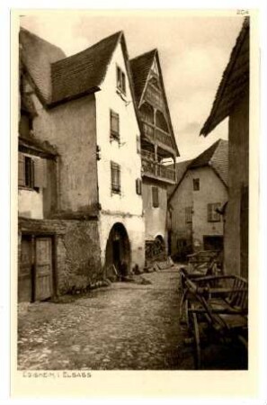 Der Krieg 1914/15 in Postkarten, 21. Reihe, Abt.: Deutschland; Inhalt: Elsaß/2.Gruppe: Nr. 204: Egisheim i.Elsass