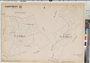 Diedenshausen (Bad Berleburg), Zusammenlegung Diedenshausen, Urkarte 1 Bromskirchen Flur 67 tlw.; Flur 71 tlw.
