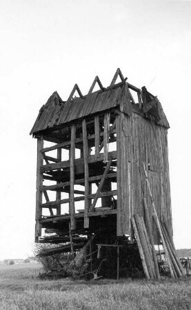Großräschen-Wormlage. Bockmühle, Mühlenweg 9, ruinös