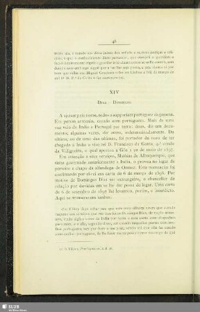 XIV Dias-Domingos