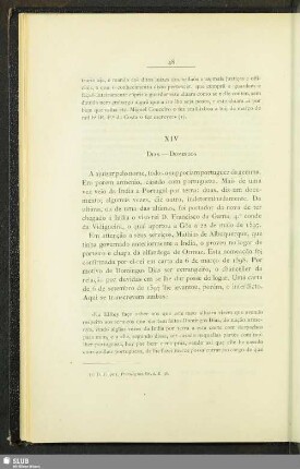 XIV Dias-Domingos