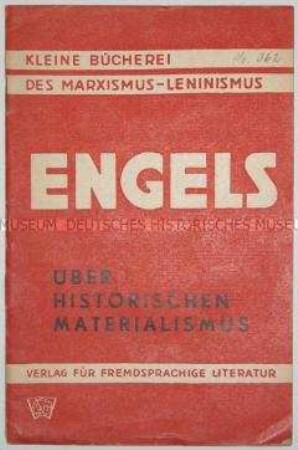 Friedrich Engels' Abhandlung Über historischen Materialismus
