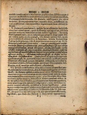 Artis Et Naturae Sororia Cognatio Sive Artificialium Et Naturalium Corporum Multiplex Convenientia & Differentia : Ex Aristotelicae Philosophiae Principiis ac ipsa Natura rerum demonstrata