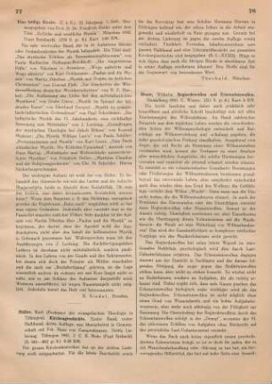 78-79 [Rezension] Heuer, Wilhelm, Begierdewollen und Erkenntniswollen