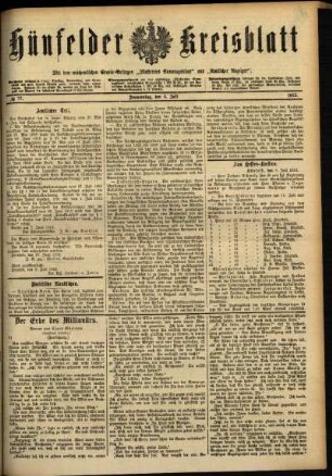 Ausgabe vom Donnerstag, den 04. Juli 1912.