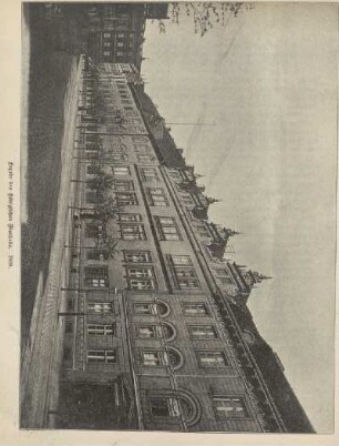 Façade des Königlichen Marstalls. 1890