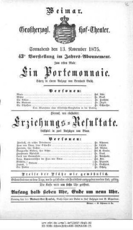 Ein Portemonnaie