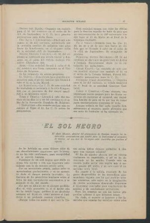 El sol negro