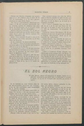 El sol negro