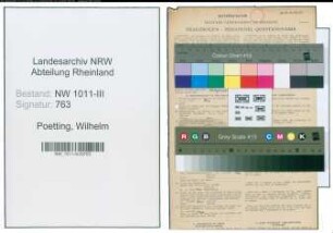 Entnazifizierung Wilhelm Poetting , geb. 28.07.1887 (Justiz)