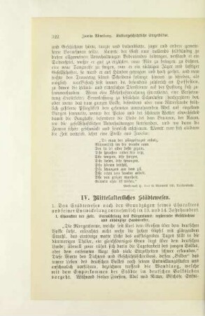 IV. Mittelalterliches Städtewesen