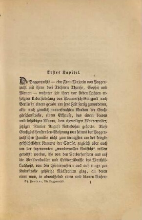 Die Poggenpuhls : Roman von Theodor Fontane