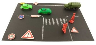 Modell Verkehrerziehung (Straßenszene)