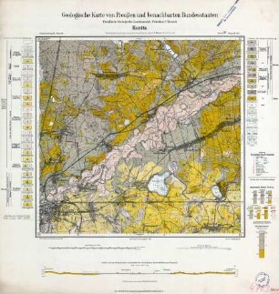 [4763] Kunitz, Geologische Karte von Preußen und benachbarten Bundesstaaten