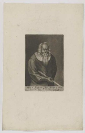 Bildnis des Wolf Schneider
