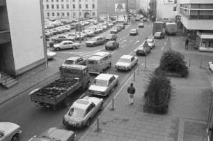 Erhöhtes Verkehrsaufkommen in der Innenstadt während der Vorweihnachtszeit