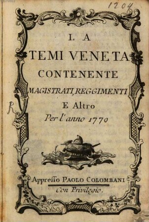 La temi veneta contenente magistrati