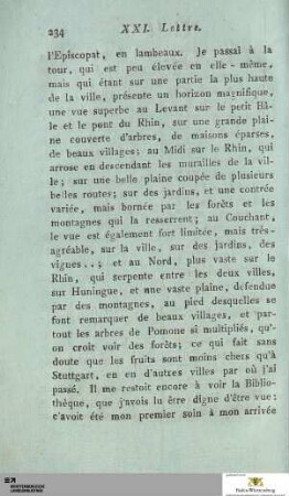 Lettres XXI-XXV
