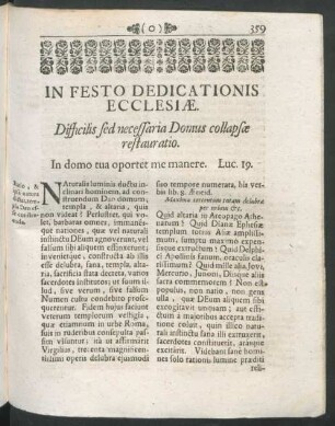In Festo Dedicationis Ecclesiae