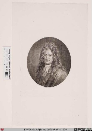 Bildnis Gottfried Wilhelm Leibniz