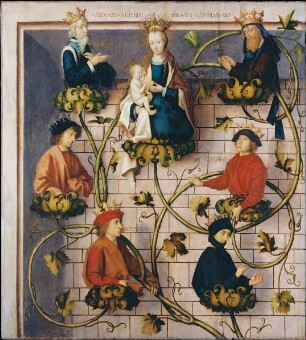Stammbaum Christi (oberer Teil)