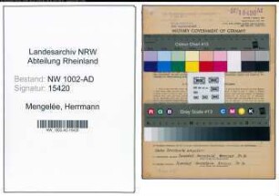 Entnazifizierung Herrmann Mengelée, geb. 17.01.1913 (Verw.Angest.)
