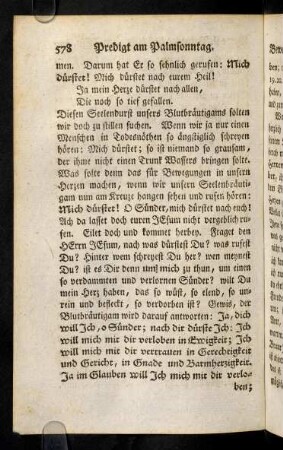 578-584, Diesen Seelendurst unsers Blutbraeutigams solten ...