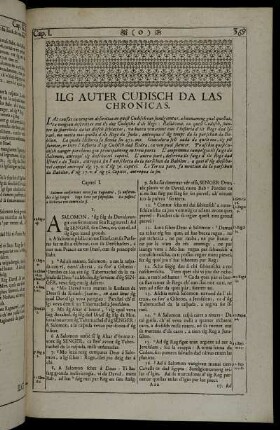 Ilg Auter Cudisch Da Las Chronicas.