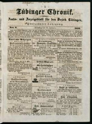 21-40, 11. Januar (Nr. 6) - 16. Januar (Nr. 10)