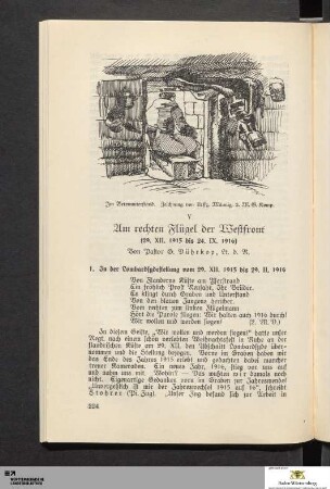 V. Am rechten Flügel der Westfront